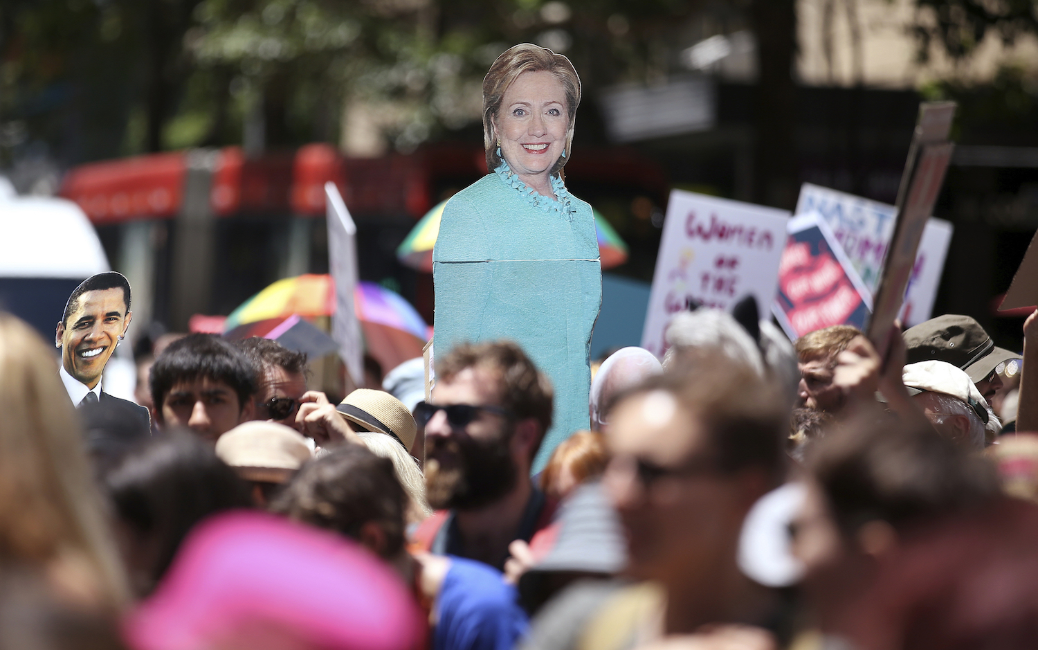 Clinton’s message to Women’s March attendees: ‘Keep up the momentum’
