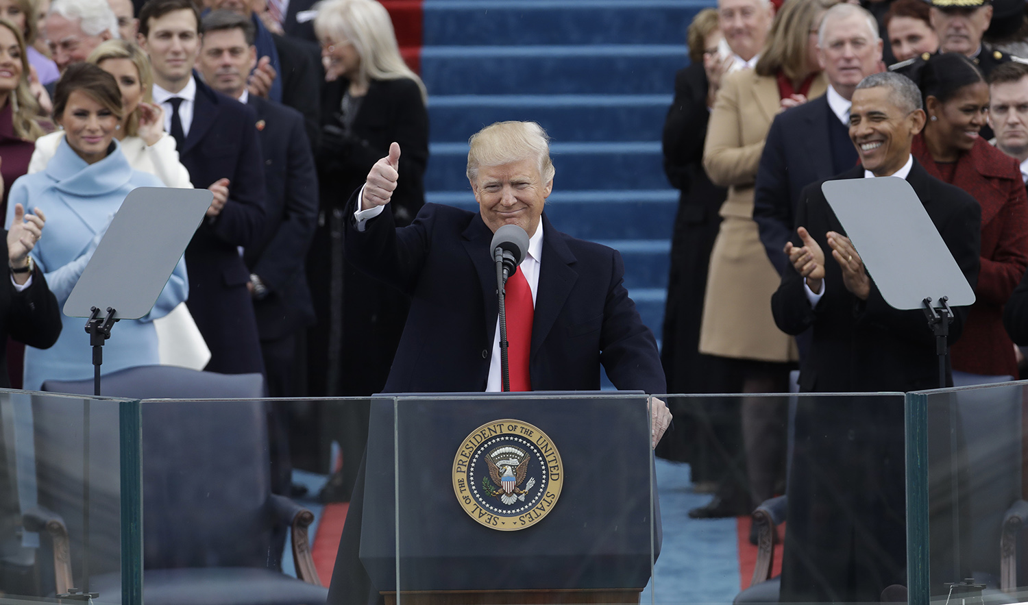 Donald J. Trump sworn in as the 45th president, vows ‘this moment is your moment’
