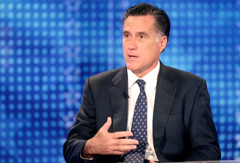 Former Republican presidential nomineeMitt Romney interviewed on the Fox News program 