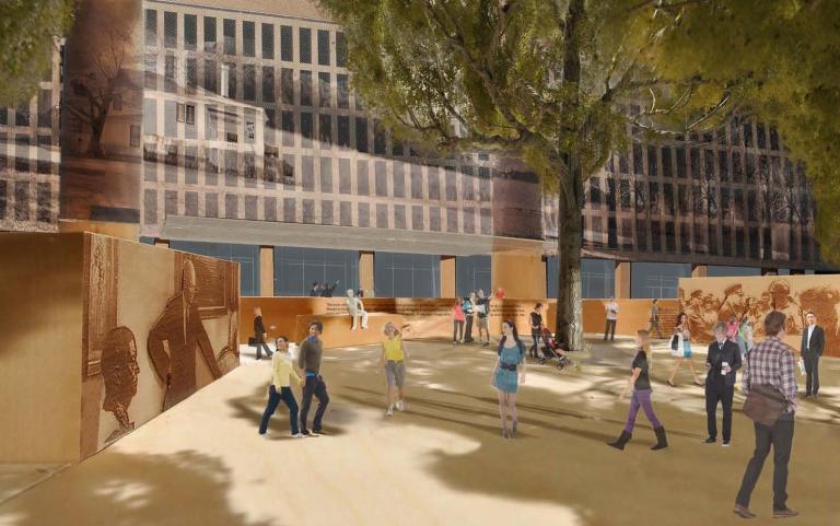 Rendering courtesey of the Eisenhower Memorial Commission