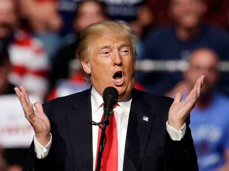 Donald Trump's candidacy has forced one young Republican to resign her post. (AP Photo/Darron Cummings)