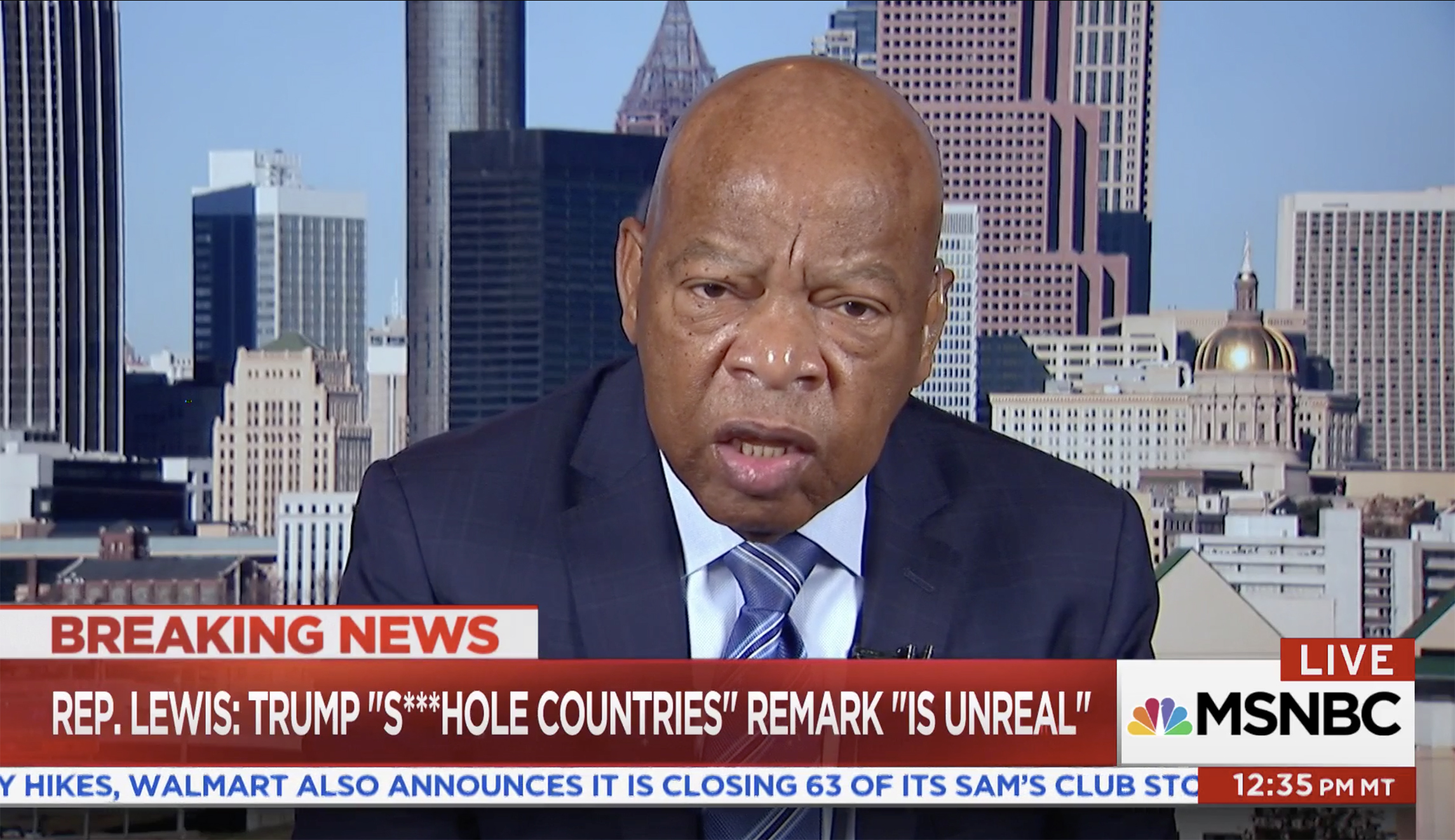 John Lewis will not attend Trump’s first State of the Union address