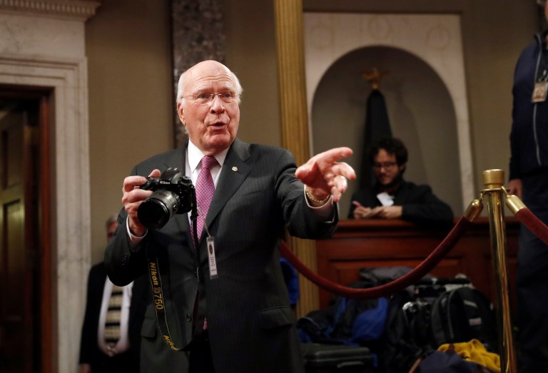Trump had his top two choices fly into D.C. for his announcement of Judge Neil Gorsuch as his nominee. (AP Photo/Alex Brandon)