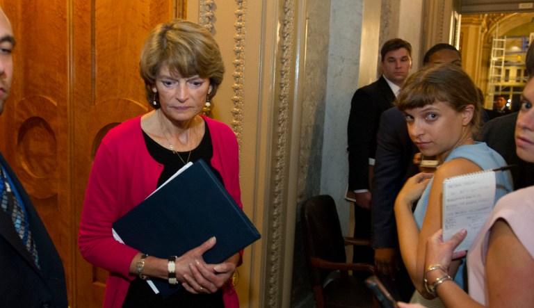 Senate Energy and Natural Resources Committee Chairwoman Sen. Lisa Murkowski said her committee won't take up President Trump's latest batch of energy nominations, sent to her committee Wednesday night, until after the August recess, despite earlier statements that it could happen sooner. (AP Photo/Cliff Owen)