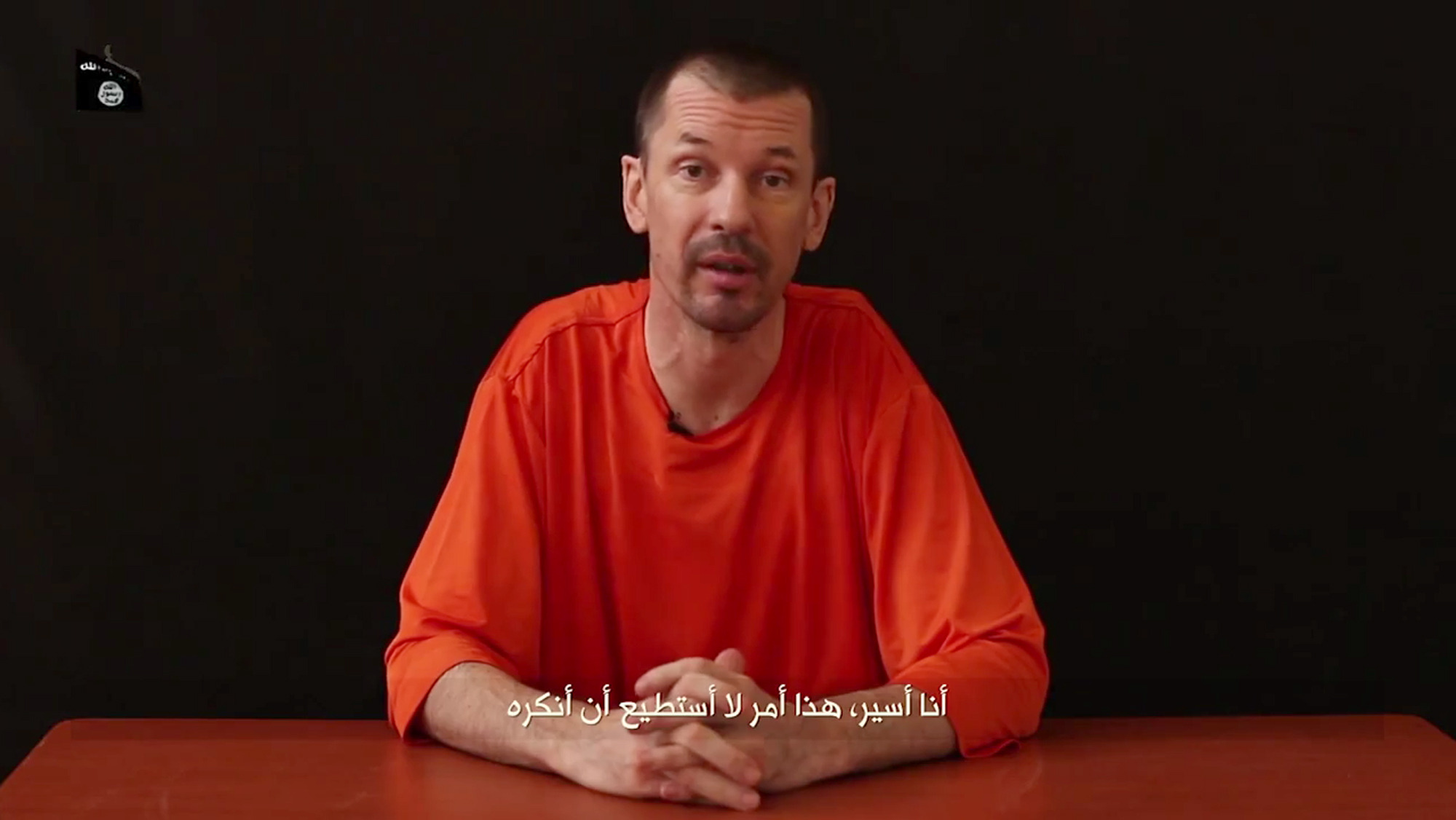 British hostage appears in new video