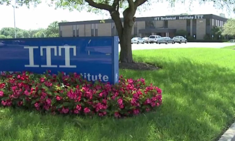 ITT Technical Institute, one of the largest for-profit college companies in the country, on Tuesday announced it was immediately closing all of its 130 U.S. college campuses, saying it cannot survive recent sanctions by the Department of Education. (screenshot)