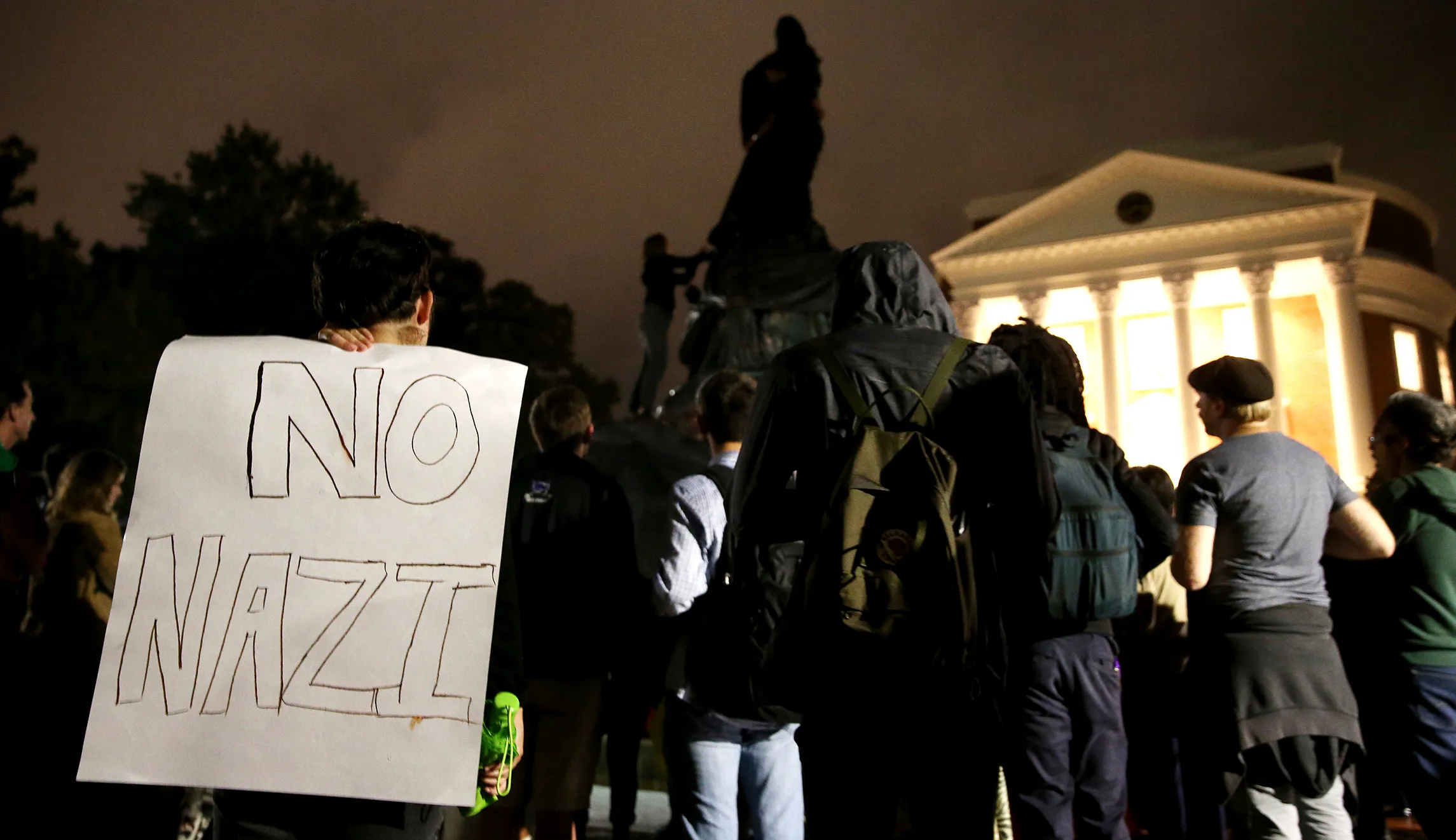 University of Virginia president condemns anti-Jefferson protests