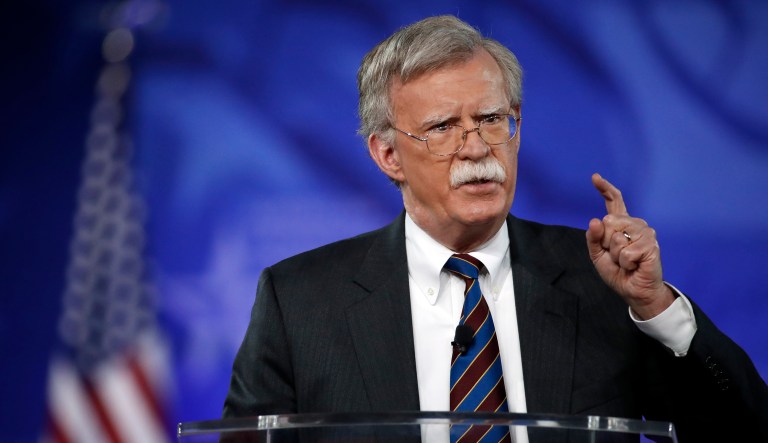Bolton's comments put him in line with Sen. Tom Cotton who also said Trump's staff should resign if they disagree with Trump's moves.