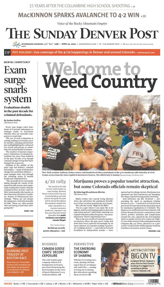 Denver Post Goes to Pot, Skips Easter