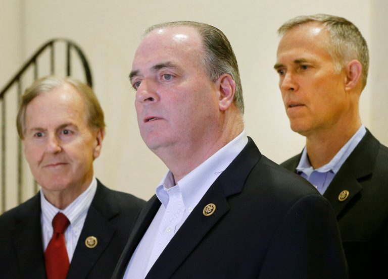 Rep. Dan Kildee says he's trying to get more federal help to deal with Flint's lead-contaminated water. (AP Photo/Michael Probst)