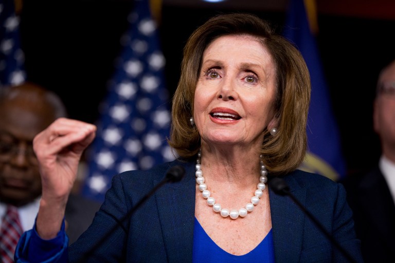 House Minority Leader Nancy Pelosi announced that she has endorsed former Secretary of State Hillary Clinton for the Democratic nomination. (AP Photo/Andrew Harnik)