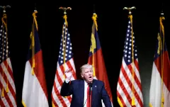 Trump unloads on Obama, Clinton after FBI decision