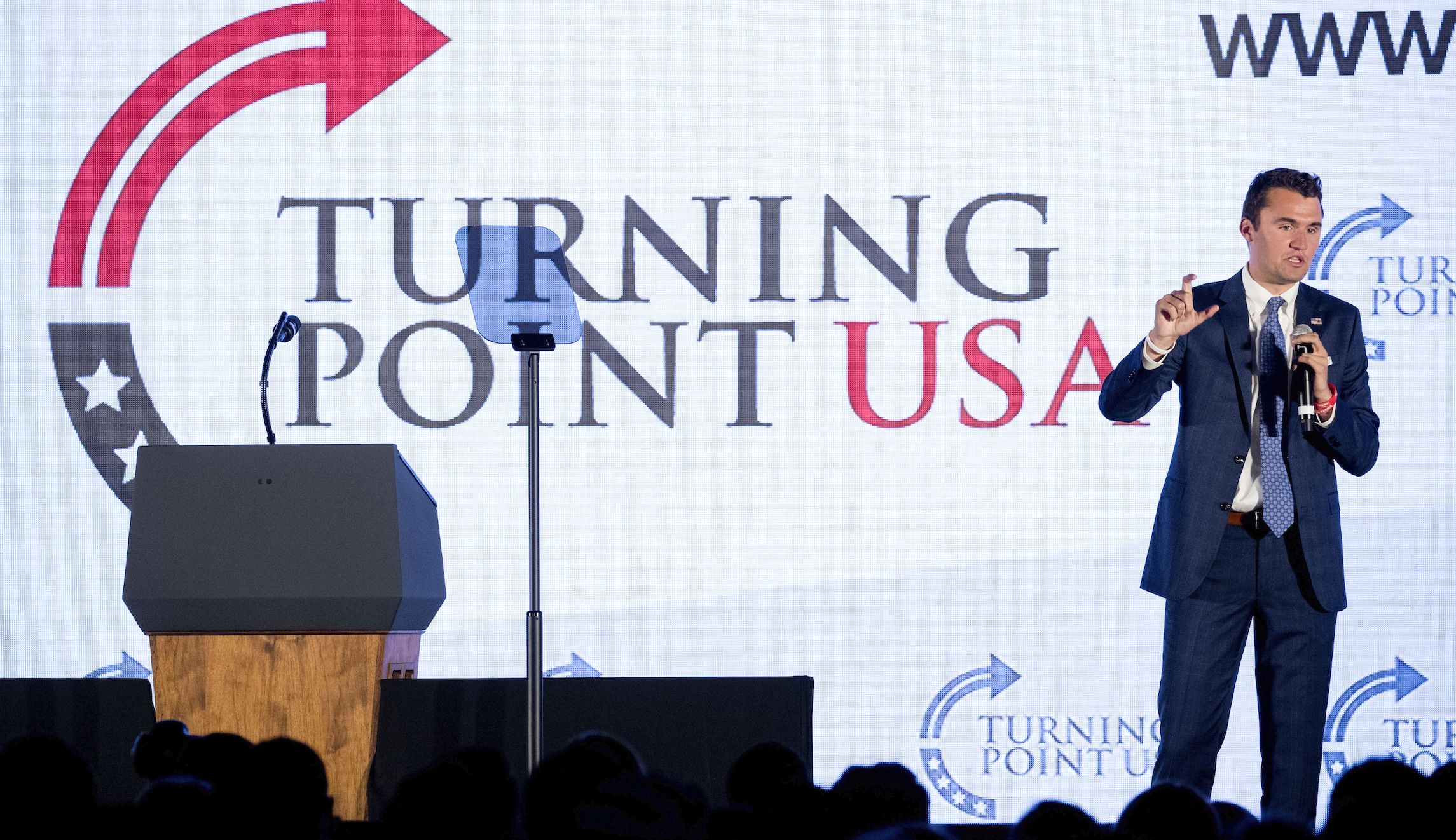 Charlie Kirk is smearing Joe Biden