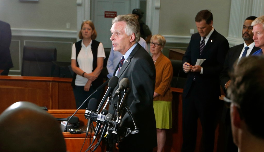 Terry McAuliffe wrote a book on the Charlottesville riots