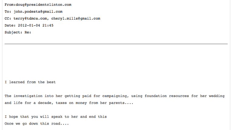 Emails: Foundation ‘resources’ used for Chelsea Clinton’s wedding
