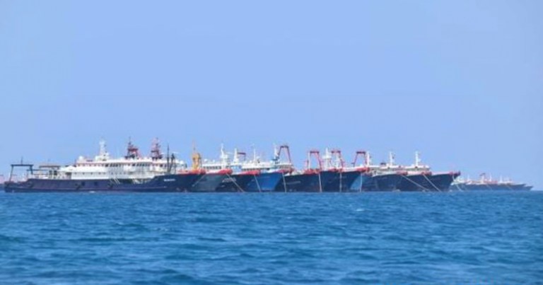 Philippines warns about sewage from ships squatting in South China Sea
