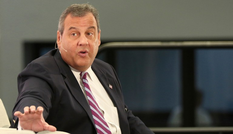 Chris Christie participates in the "Chris Christie Town Hall" at Politicon at the Los Angeles Convention Center on Saturday, Oct. 20, 2018, in Los Angeles.