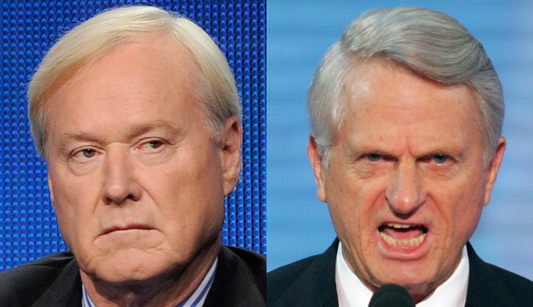 MSNBC's Chris Matthews and former Sen. Zell Miller.