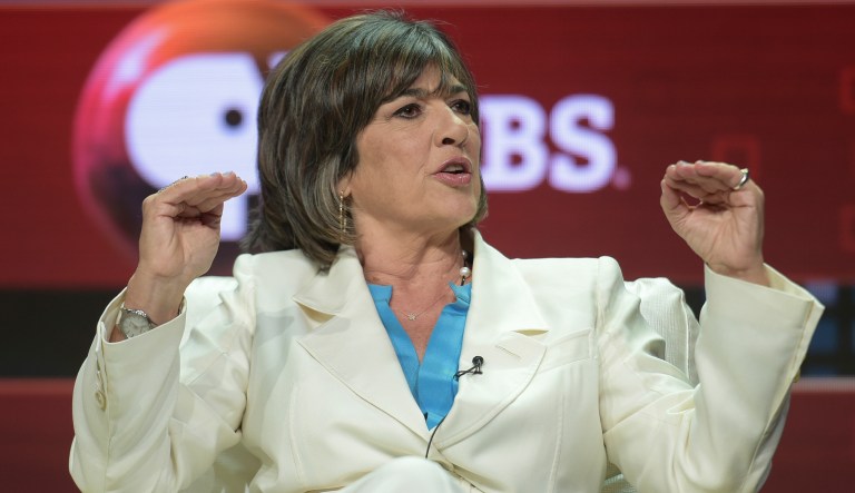 Christiane Amanpour participates in the "Amanpour & Co." panel during the TCA Summer Press Tour on Monday, July 30, 2018, in Beverly Hills, Calif.