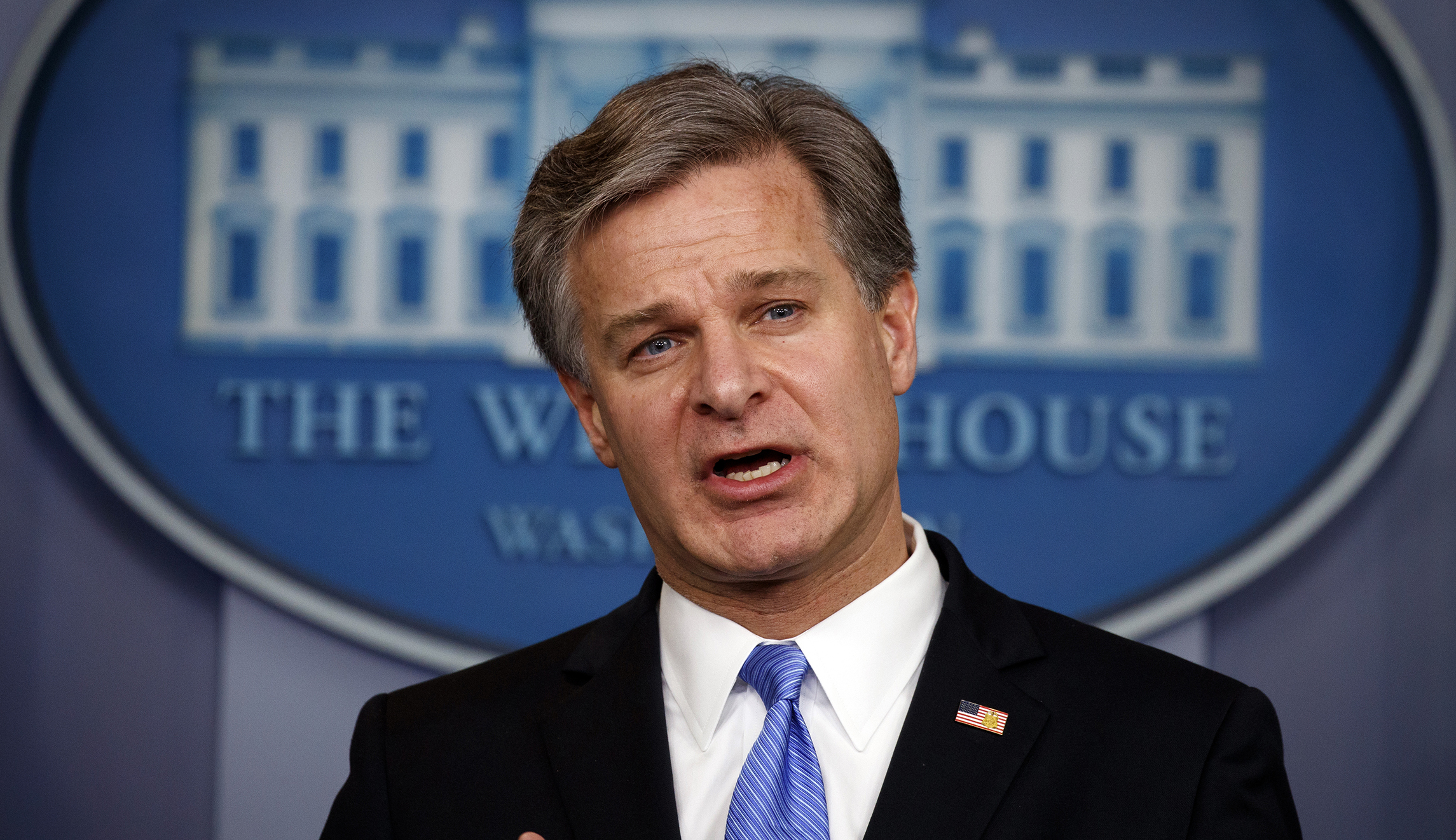 Christopher Wray: FBI investigating 5,000 terrorism cases worldwide