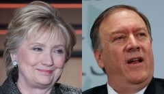 Hillary Clinton sees a ‘small glimmer of hope’ in Mike Pompeo’s nomination to be secretary of state