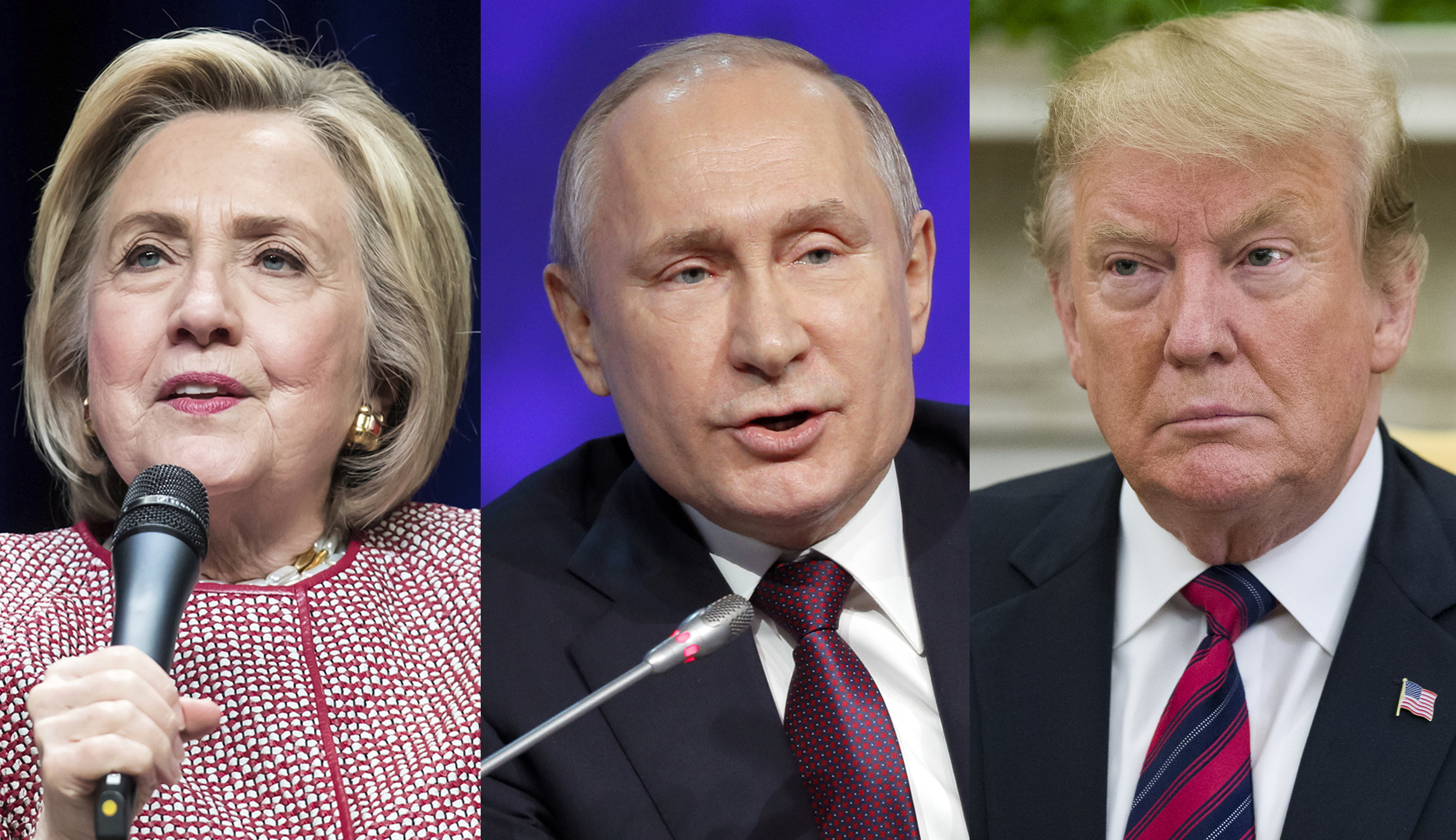 Hillary Clinton says Vladimir Putin is ‘playing’ Trump