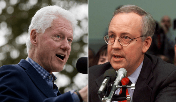 WATCH: Bill Clinton’s awkward reaction when asked about Ken Starr’s death