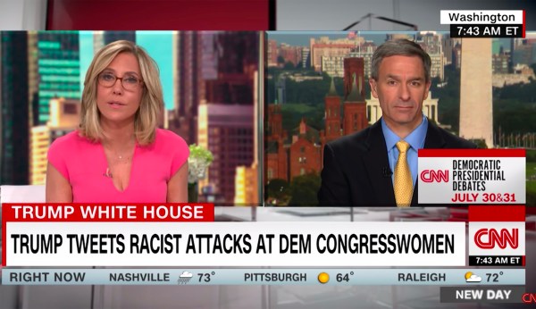 CNN, MSNBC combine to call Trump or his tweets ‘racist’ more than 1,000 times since Sunday