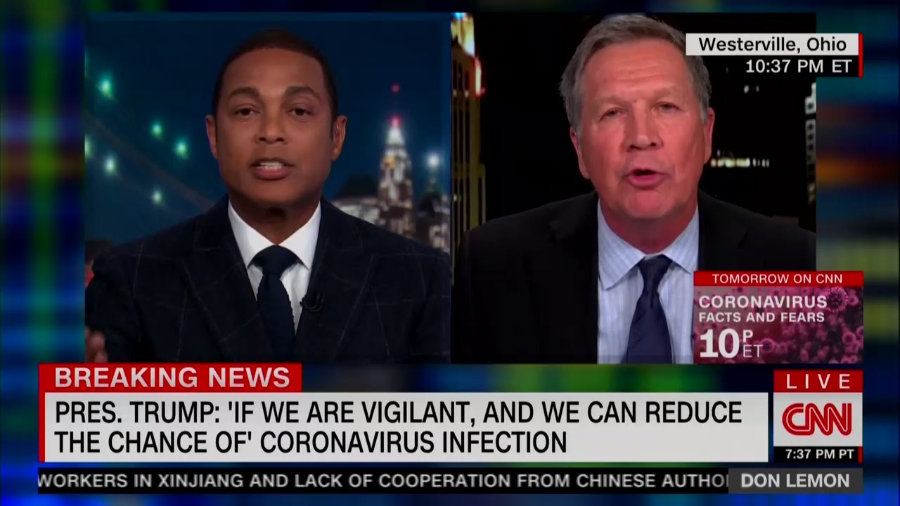 Don Lemon has on-air meltdown when John Kasich proves insufficiently anti-Trump