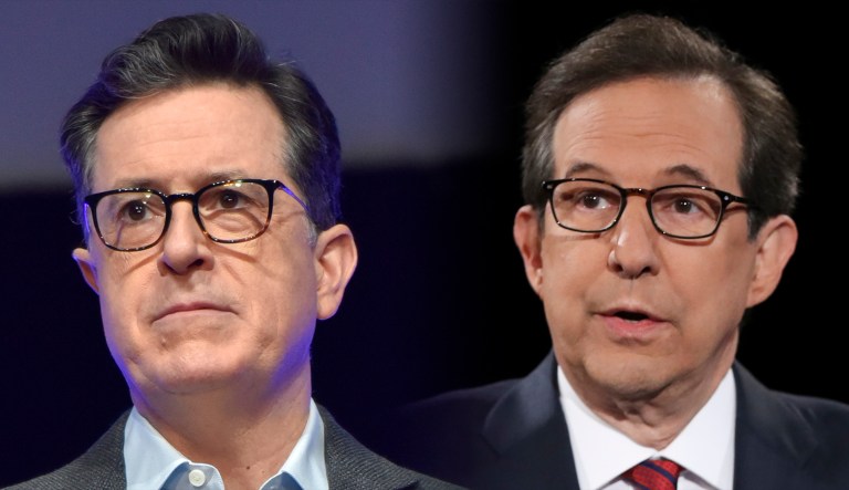 Colbert goes after Chris Wallace for calling Mueller testimony ‘a disaster’ Stephen Colbert (left) and Chris Wallace (right) are seen.