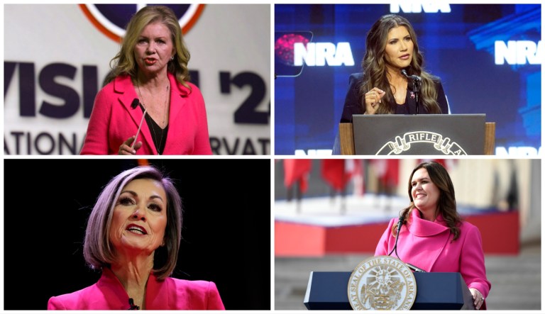 Kristi Noem, Marsha Blackburn, Kim Reynolds, and Sarah Huckabee Sanders are all in the mix to join a presidential ticket as the next vice president.