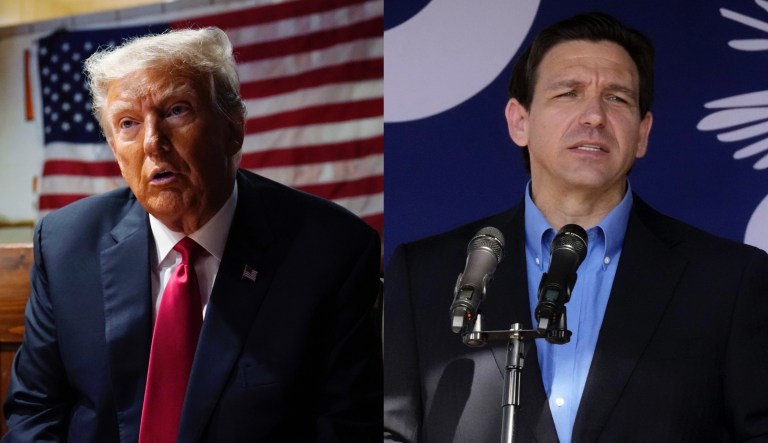 Former President Donald Trump and Florida Gov. Ron DeSantis are competing against each other in the GOP primary in the 2024 presidential election.