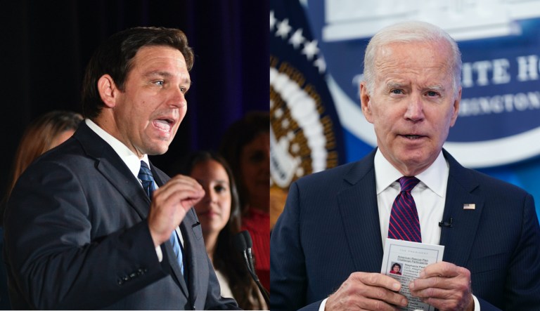 Florida Gov. Ron DeSantis described President Joe Biden's Thursday address as was 