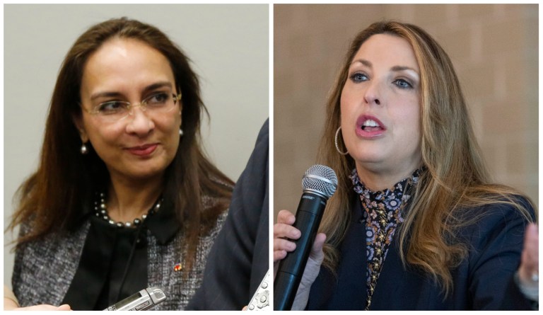 Harmeet Dhillon and Ronna McDaniel