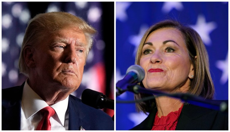Trump’s feud with Iowa’s governor tests his lead in crucial caucuses