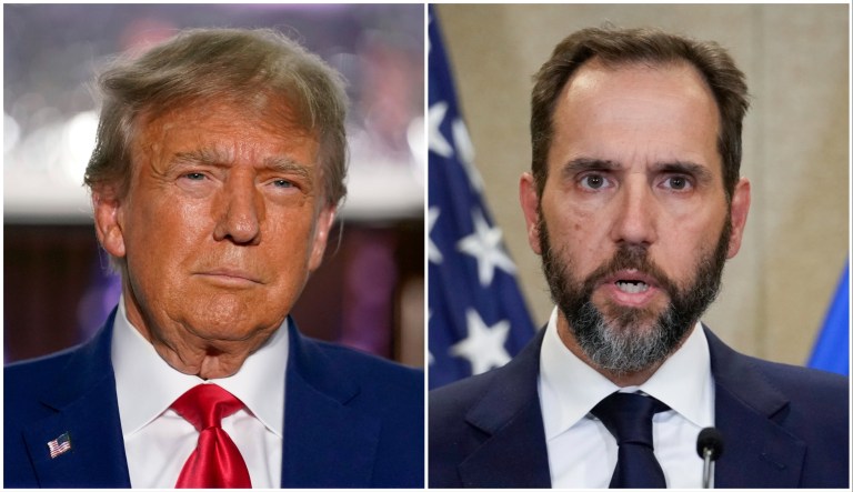Donald Trump and Jack Smith.