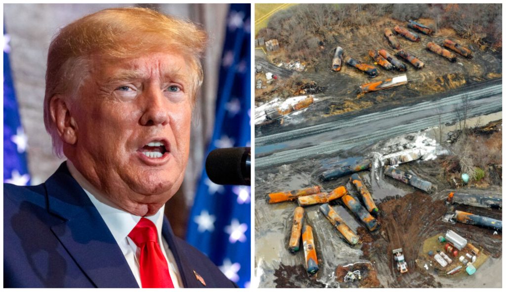 Ohio train derailment: Trump to visit East Palestine, report says