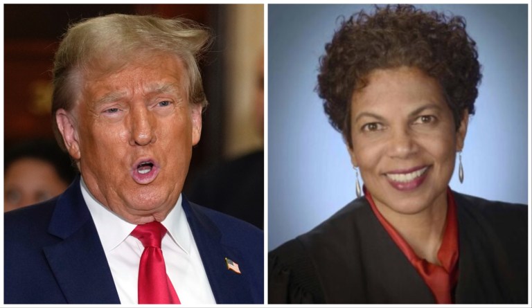 Former President Donald Trump and Judge Tanya Chutkan.