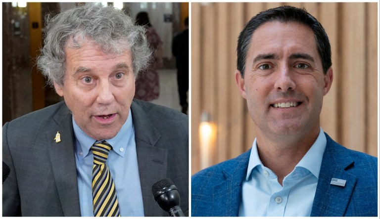 Sen. Sherrod Brown (D-OH) and Republican Ohio Secretary of State Frank LaRose