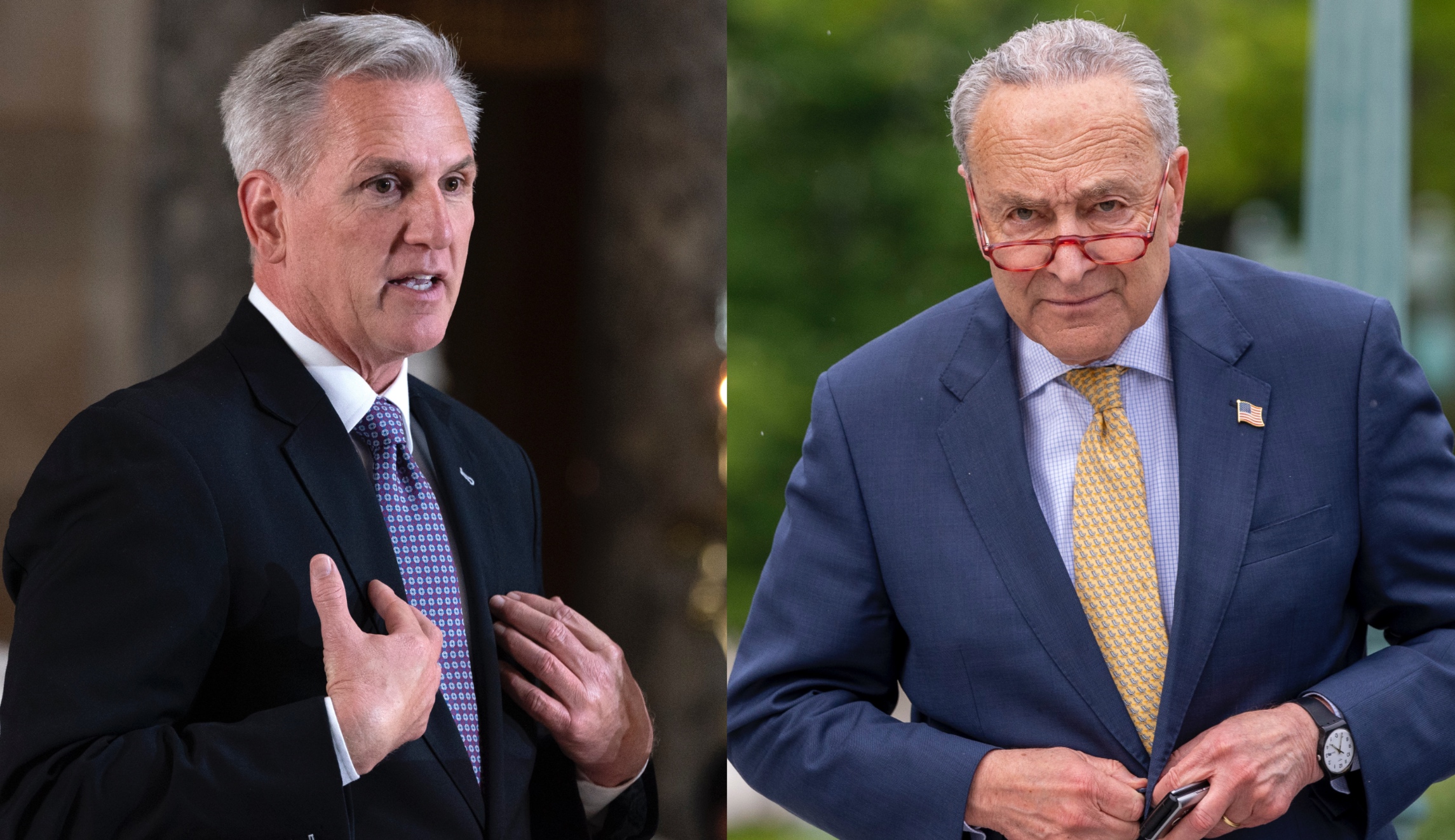 McCarthy and Schumer sing lighter tune on debt ceiling as talks move forward: ‘We have a structure now’