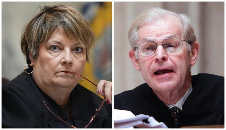 Janet Protasiewicz and David Prosser.