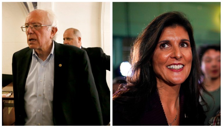 Nikki Haley and Bernie Sanders