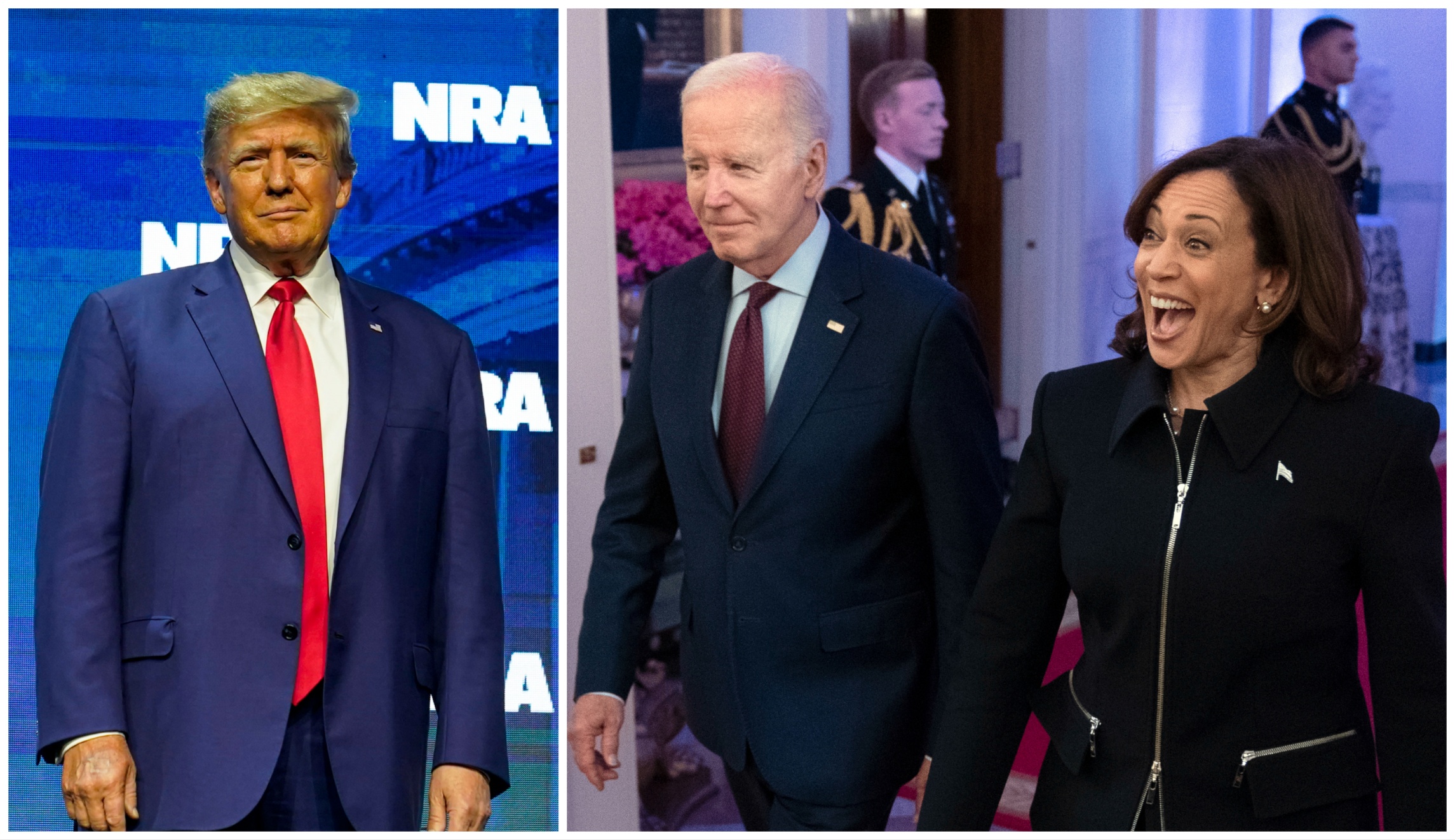 Trump claims Kamala Harris would be a better president than Biden