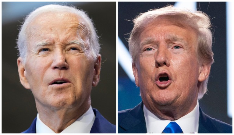 President Joe Biden and former President Donald Trump.