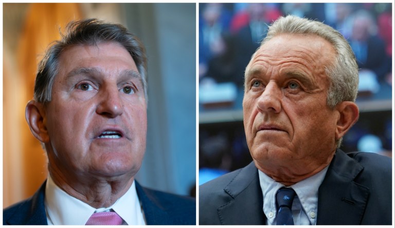 RFK Jr and Manchin pose dual threats to Biden in 2024