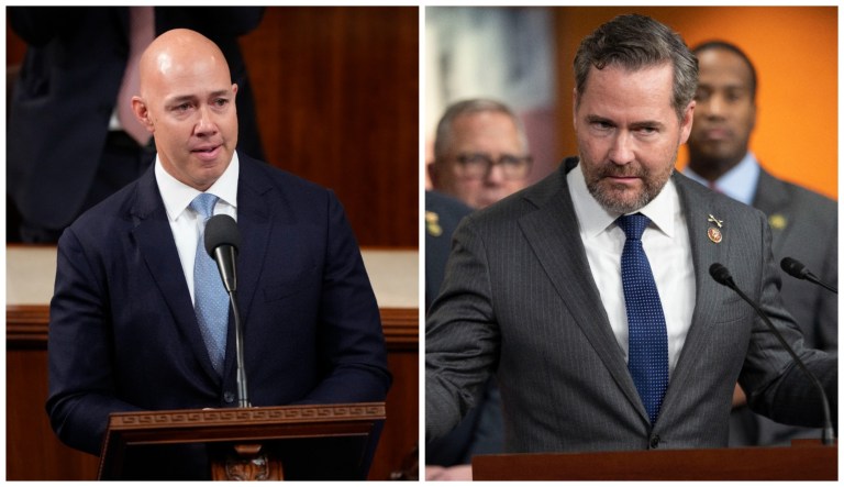 Reps. Brian Mast (R-FL) and Mike Waltz (R-FL)