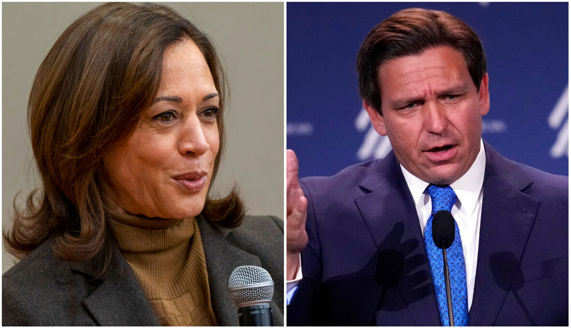DeSantis defends Florida schools’ black history teaching against Kamala Harris