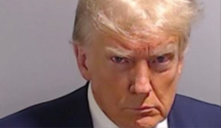 Donald Trump mug shot released after surrender in Fulton County