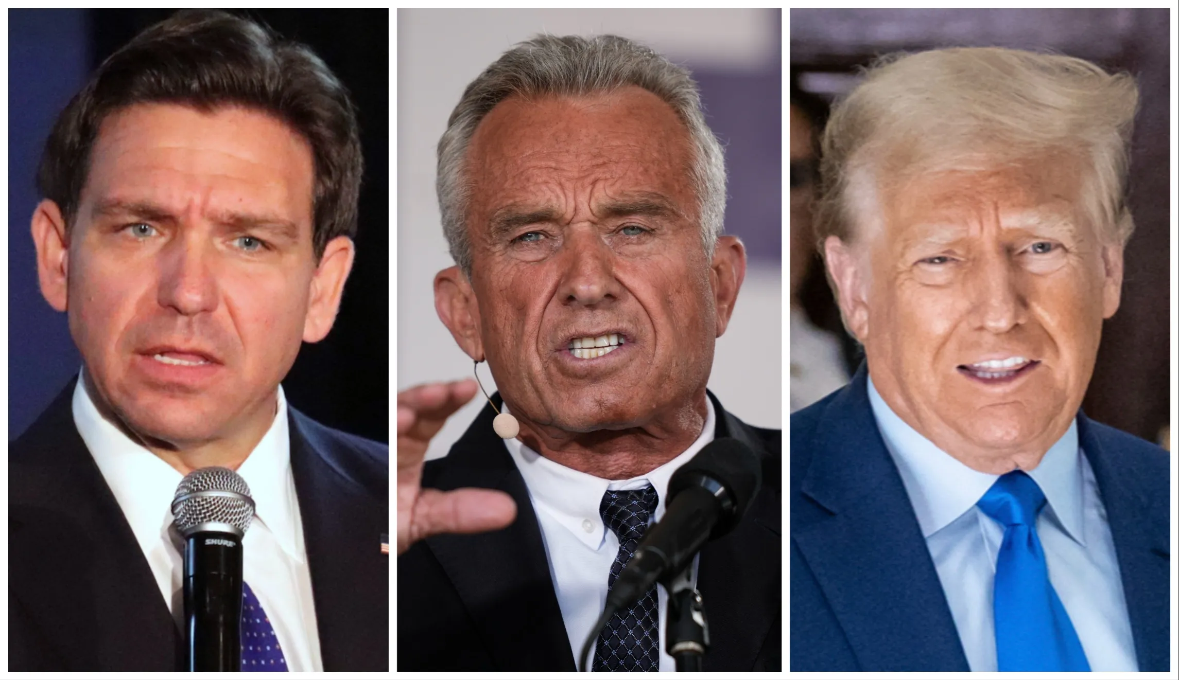 DeSantis says he would do better than Trump against RFK Jr.