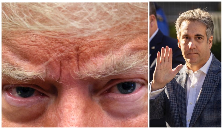 Trump stares down ex-attorney Cohen as he testifies in New York civil fraud trial